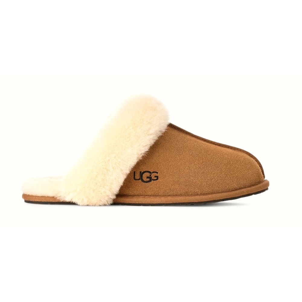 UGG Scuffette II Women's Size 5 Shearling Slippers Chestnut NEW
